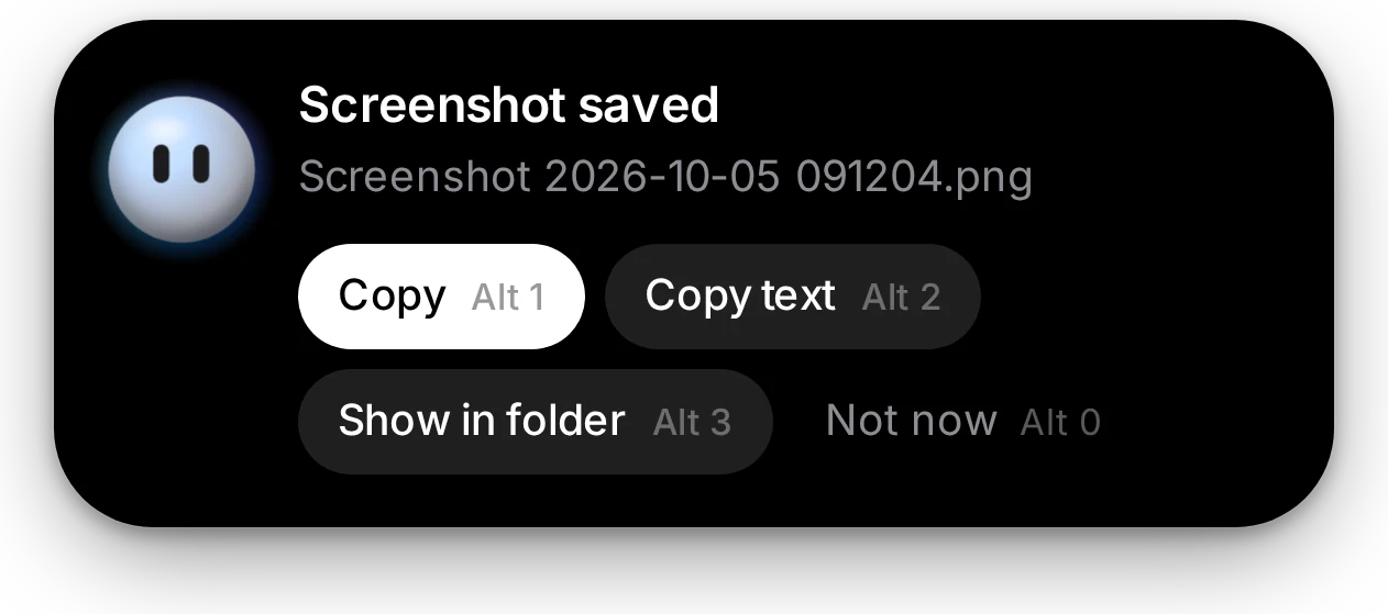 You take a screenshot
